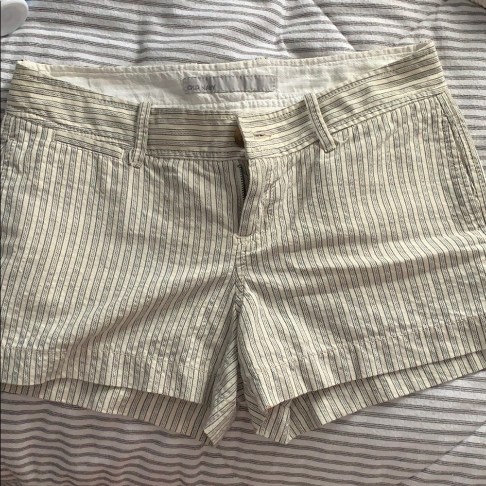 cotton striped shorts form old navy